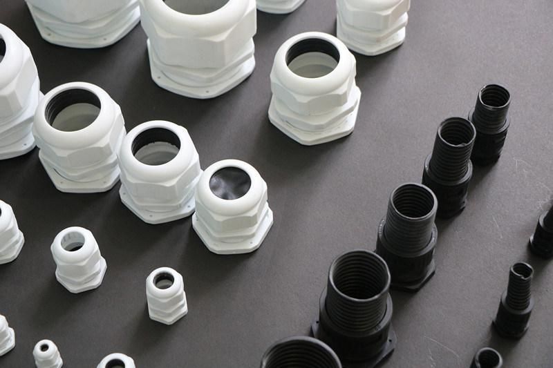 Nylon66 or PE Connector IP68 CE Waterproof Wire Connectors Plastic Nylon Cable Glands