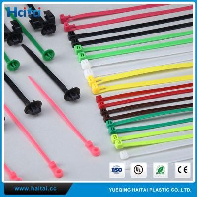 Haitai Cheap Various Usages Reusable Releasable Adjustable Wire Cable Tie/Tie Wraps