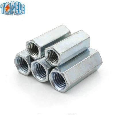 Threaded Rods Fittings of Steel Threaded Hex Rod Coupling Nuts