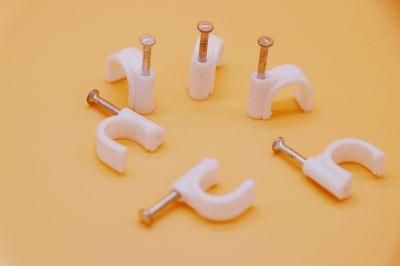 Fixed Galvanised Cord organizer Anchor Wedge Suspension Drop Cable Clamp Clip Manufacture