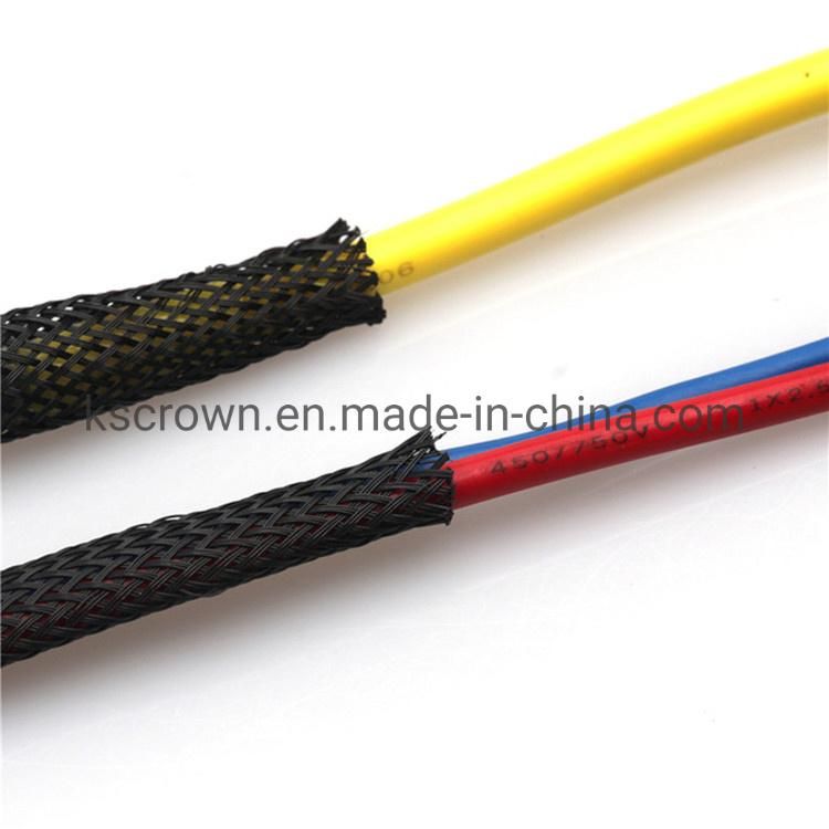 Install Braided Sleeving for Wires Wiring Harness Braided Sleeving Wrap-Around Threading Machine