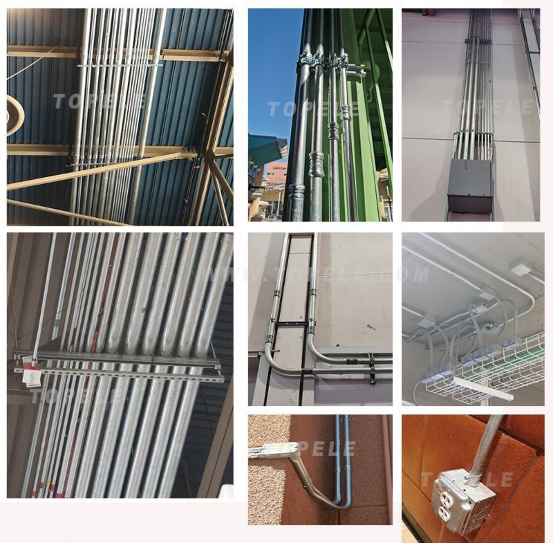 China Manufacture Aluminum Set Screw Type EMT/ Thread Type Rigid Conduit Service Entrance Cable Clamp