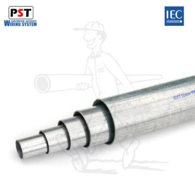 IEC EMT Conduit Tube Electrical Galvanized EMT Pipe