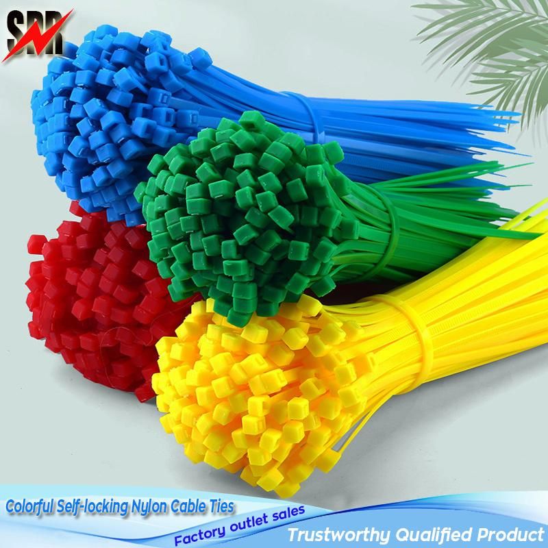 High Quality Colorful Self-Locking Nylon66 Cable Ties