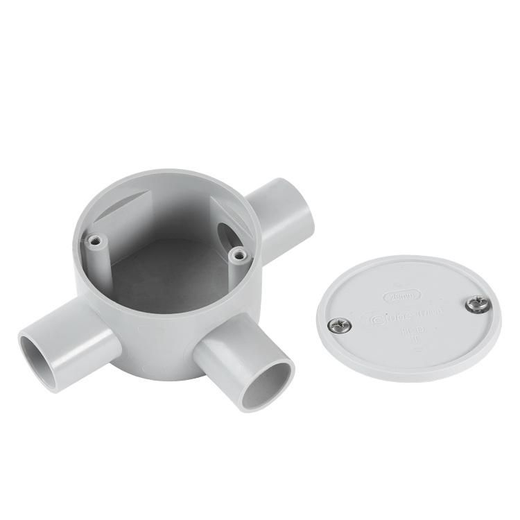 Plastic Electrical PVC Junction Box 4 Ways 20mm & 25mm