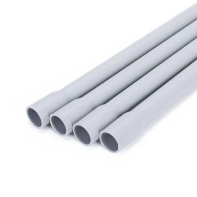 Corrosion Resistant 50mm PVC Medium Duty Grey Electrical Wire Conduit Pipe