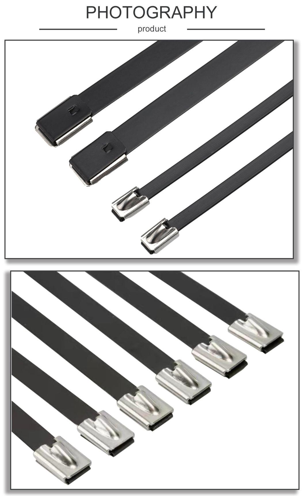 PVC Coated Stainless Steel Cable Ties Metal Wire Ties Stainless Steel Cable Tie