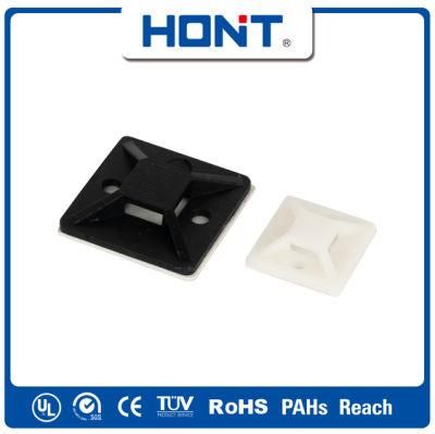 High Quality UL 66 19X19mm Nylon Cable Tie Mounts with 94V-2