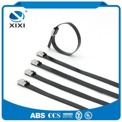 Plastic Coated Metal Strap Ties Stainless Steel Security Cable