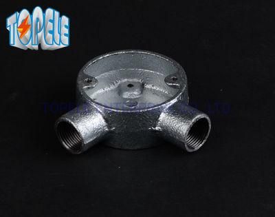 BS4568 Gi Conduit Fitting 20mm 25mm 32mm 90 Angle Way Circular Junction Box