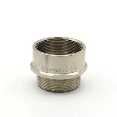 Pg11/Pg9 Metal Cable Gland Reducer Small Size Circle Hexagon Connector