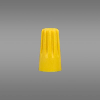 PVC Electrical Spiral End Connector with Screw with CE P74 Yellow