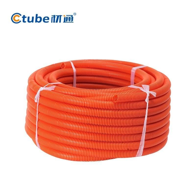Australia Standard Orange Color Flexible Hose for Cable, Cable Flexible Pipe, House Electrical Pipe
