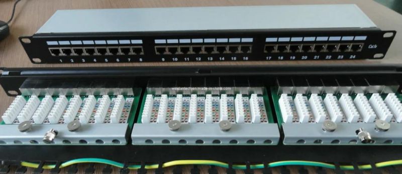 24 Port Cat5e/CAT6 FTP Patch Panel