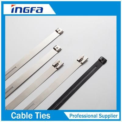 304 316L Wholesale Ladder Single Barb Stainless Steel Cable Tie in Stock