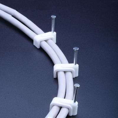 Professional Manufacturing White Economic Flat Cable Clips