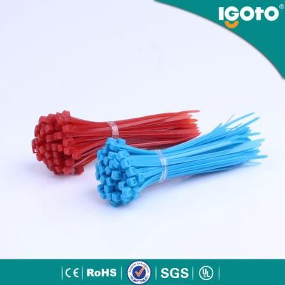 Professional Manufacturer Custom Colorful Plastic Nylon 66 Zip Nylon Cable Tie Wrap