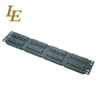 19 Inch 2u UTP 48 Port Cat5e Patch Panel