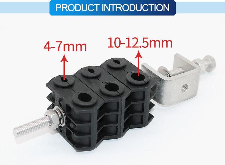 Fiber Optic Feeder Cable Clamps / Rru Cable Clamps