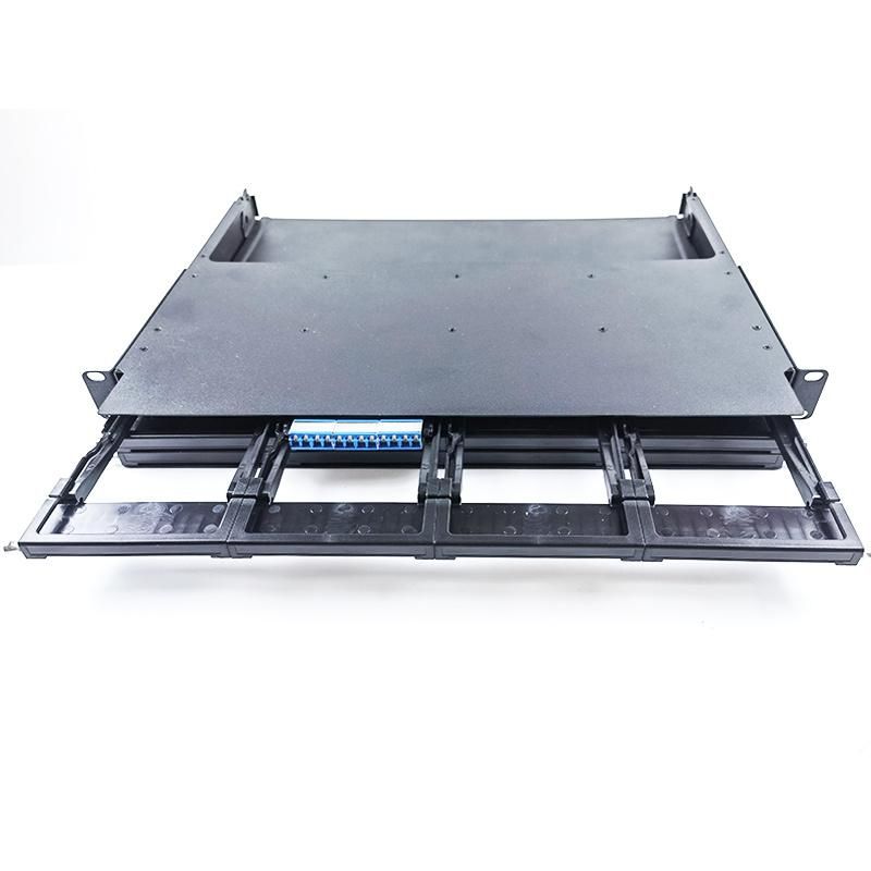 Abalone Hot Selling Product 1u Rack Mount PLC Fiber Optic Patch Panel