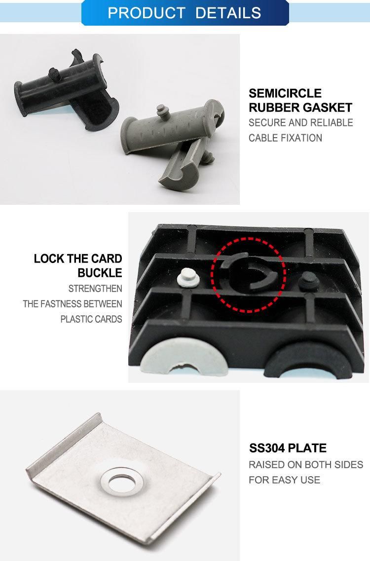 Stainless Steel Feeder Cable Clamp for Cell Tower