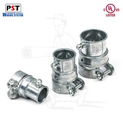 Zinc EMT Combination Couplings to Flexible Conduit with UL