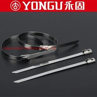 SS304 SS316 Self Locking Stainless Steel Cable Tie