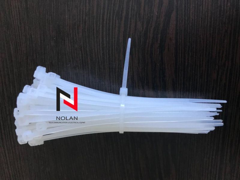 Self Locking Nylon 66 Cable Tie Strap Wite Plastic Cable Ties