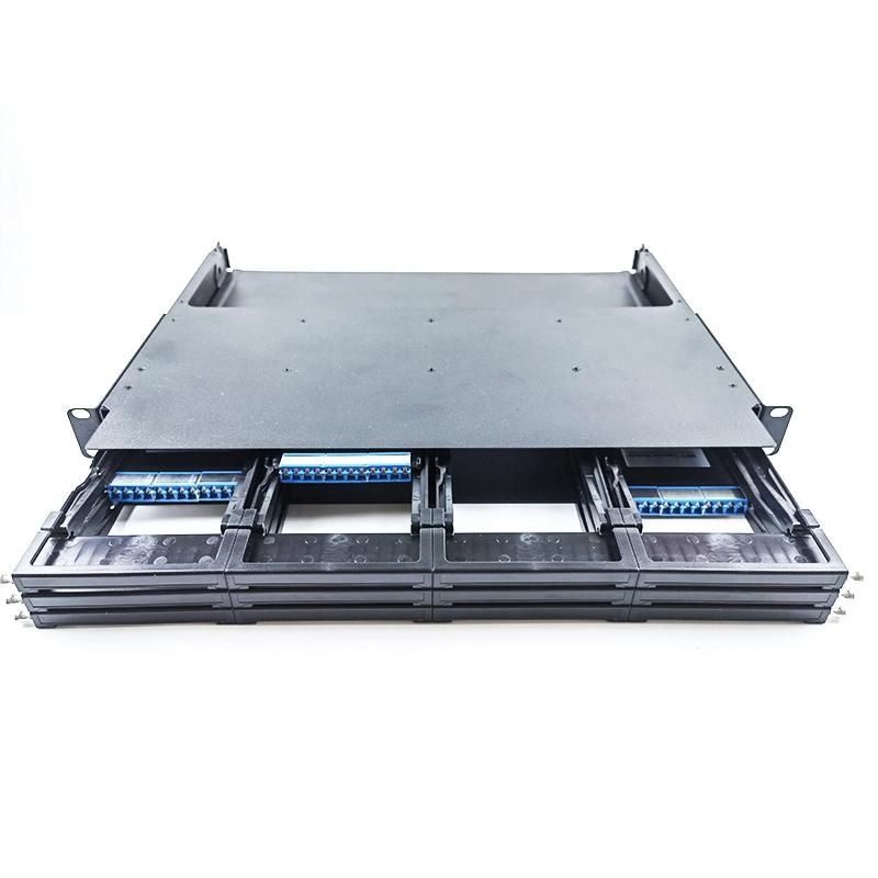 Abalone Factory Supply 24 48 72 96 144 288 Port High Density Patch Panel for Fiber Convertor Fiber Optical Equipment