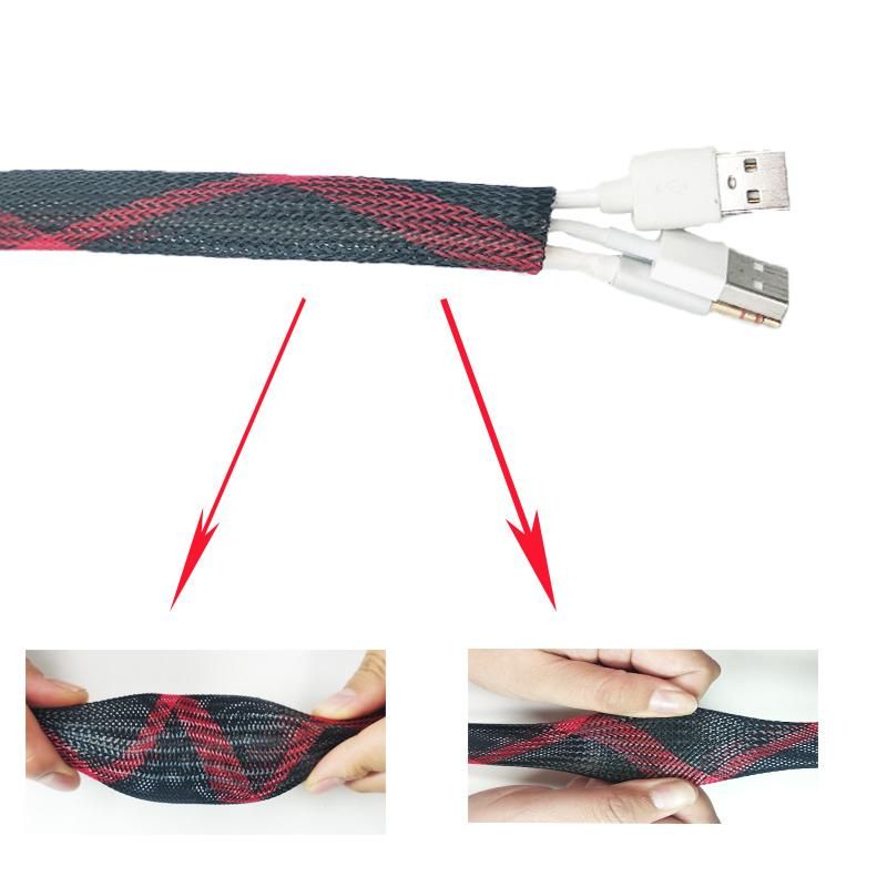 Flame-Retardant Pet Expandable Braided Cable Sleeving