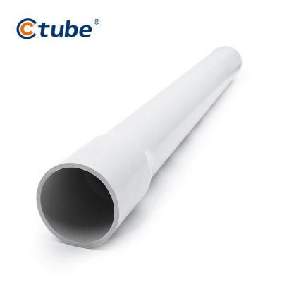 Factory Supply Schedule 40 Wire Protection 3/4 Inch PVC Electrical Conduit