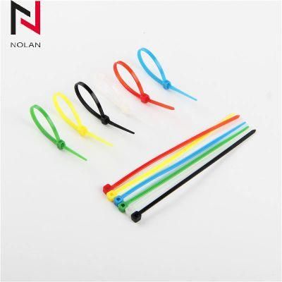 100PCS Self-Locking 6 8 12 Inch Nylon Cable Ties Tie Wraps Zip Ties in Black &amp; White Colors