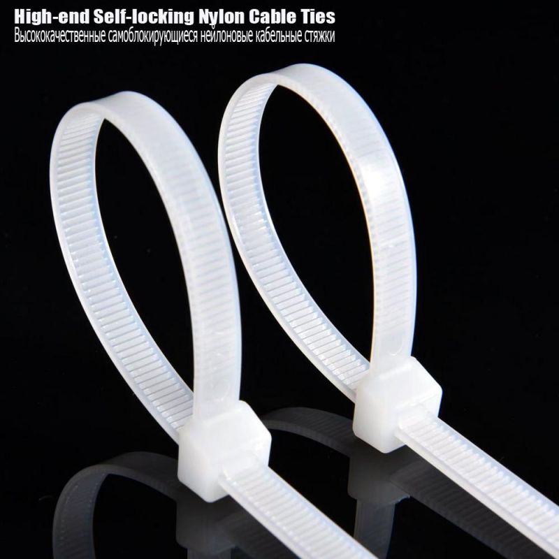 4X350mm Self-Locking Nylon Cable Ties Package of 250PCS Per Bag