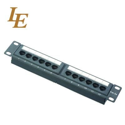 1u UTP 12port Cat5e Krone IDC Patch Panel