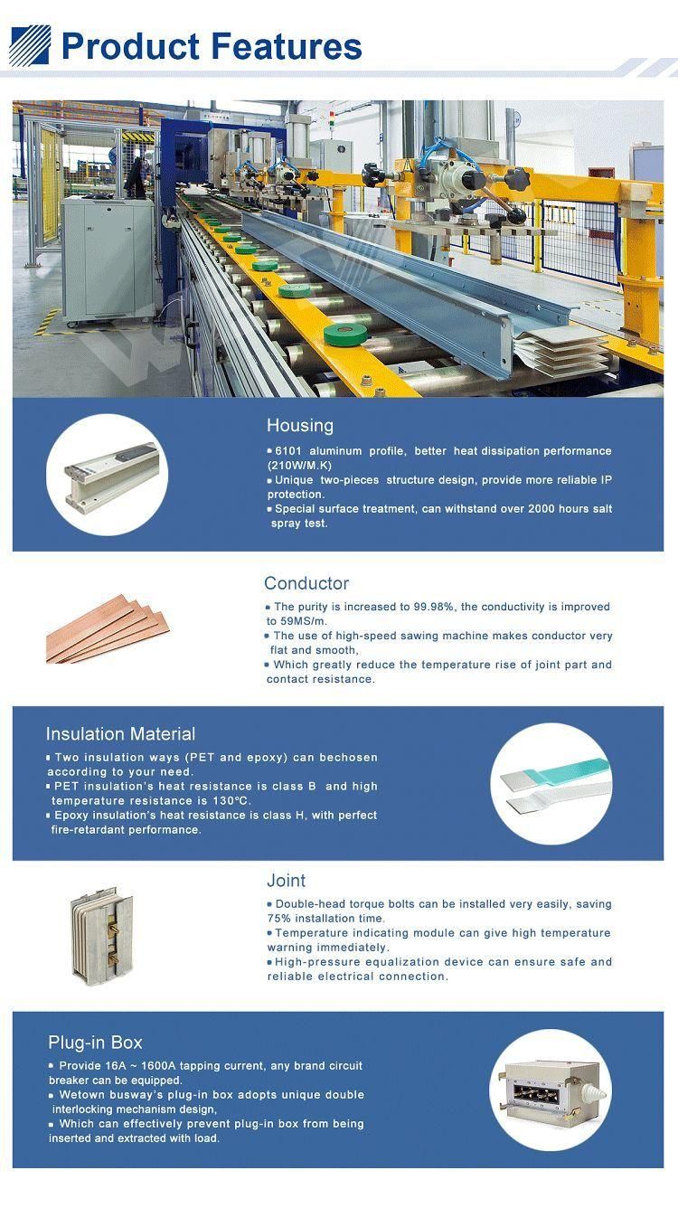 Al Conductor Lva Low Voltage Electrical Busway Compact/Sandwich Type Trunking System
