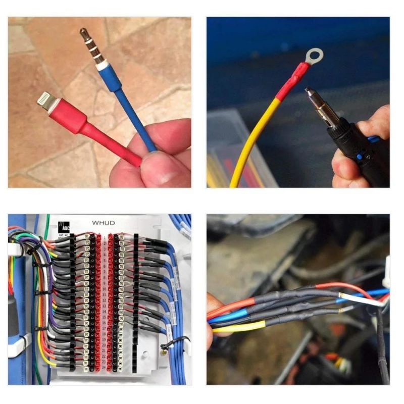 Assorted 560PCS/Kit Colorful Automotive Heat Shrinkable Tube Thin Wall Heat Shrinkable Sleeving Kit