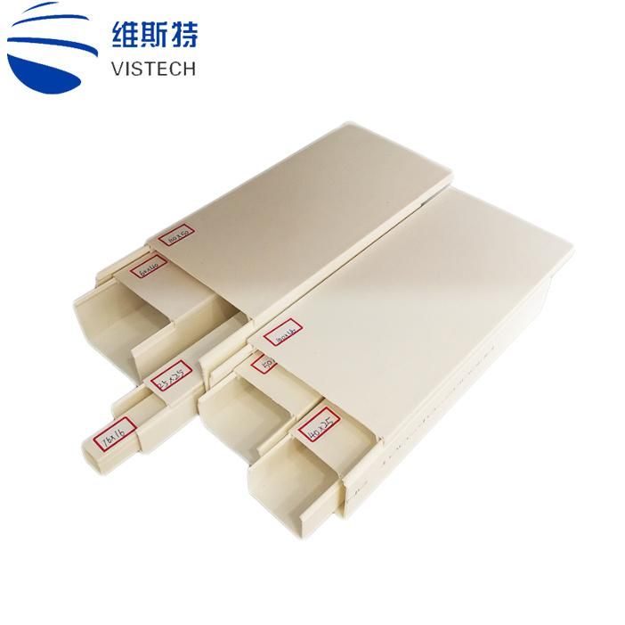 Factory Wholesale Electric Square Enduring Wiring Duct PVC Cable Trunking