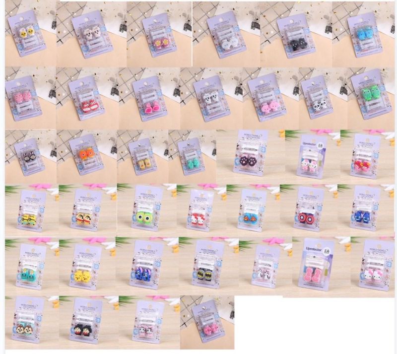 Phone Charging Cable Cartoon Protector Case Data Line Protection Cover