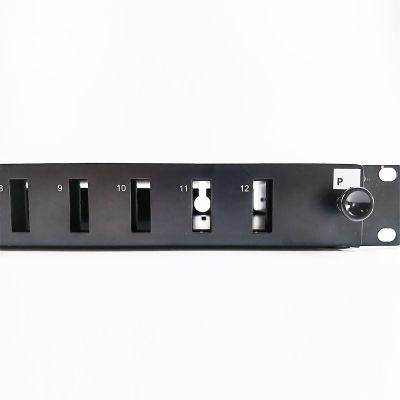 Abalone Factory Supply Hot Sale Sc/Upc Duplex Full-Load Sliding Type 19&quot; Rack Mount 24 Port Fiber Optic Patch Panel 48 Core