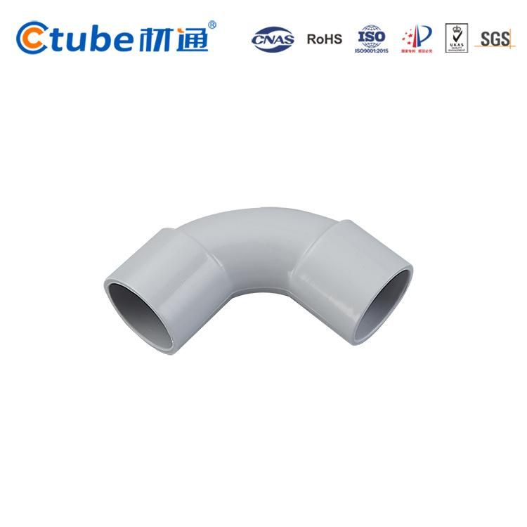 As2053 UV Resistance Conduit Fitting PVC Electrical Solid Elbow