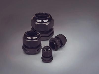 A Grade Black Nylon Cable Glands with Rubber Washer Mg20