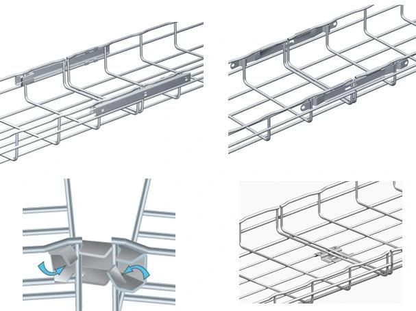 Stainless Steel Wire Mesh Cable Basket (CE, UL, ISO)