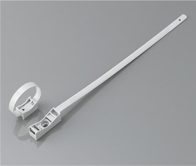 Plastic Grey Saddle Mounting Cable Ties