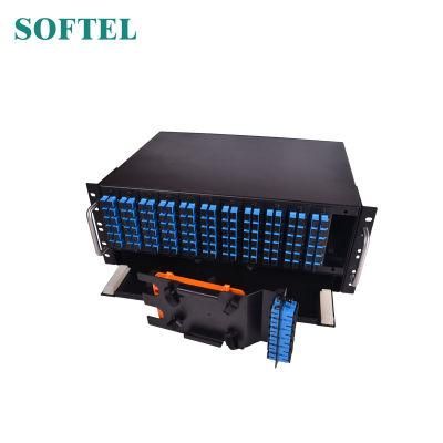 New Arrival 4u Fiber Optical Slidable ODF 144c