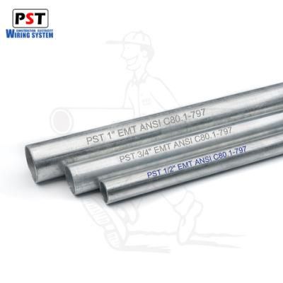 ANSI C80.3 Pre-Galvanized Electrical Metallic Tubing EMT