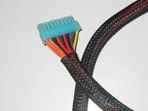 Expandable Braided Hose Used in Wire Cable Sleeve Protector Pet or PA Fiber