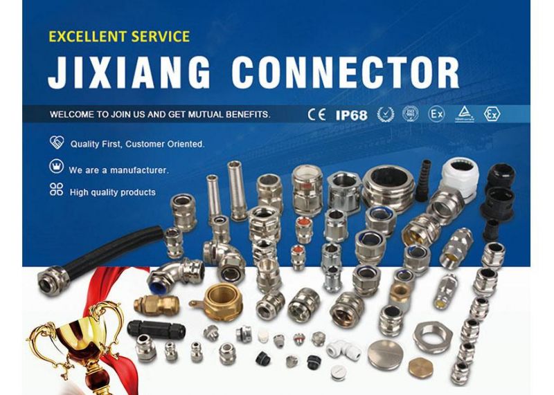 Metrical Type Nickel Plated Brass EMC Cable Glands Manufacturer Size