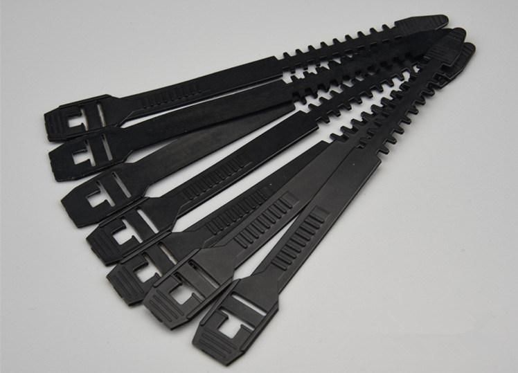 PP/PE Fishbone Tie Cable Tie Plastic Wire Zip Ties Self-Locking Releasable Cable Accessories Factory