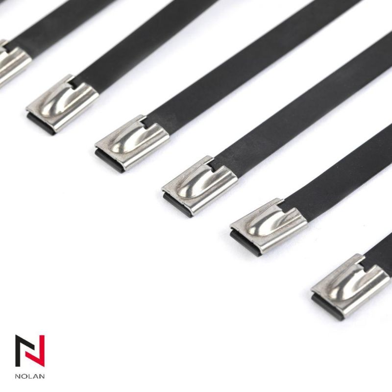 100mm*4.6mm Series 201/304/316 Material Self Locking Tensioner Tool Cable Zip Tie Adjustable Stainless Steel