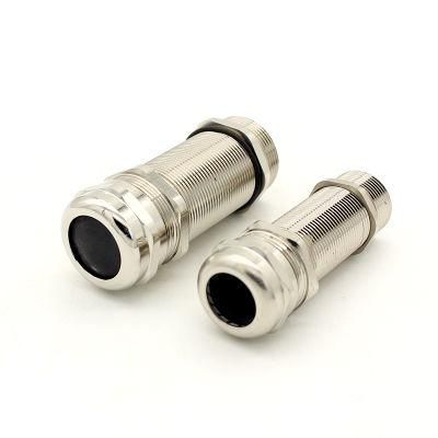 Waterproof IP68 Long Thread Brass Metal Cable Gland M14 *1.5